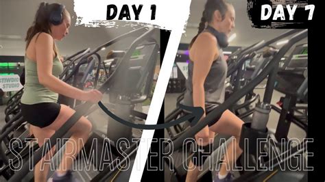30 day stairmaster results pictures|15 minutes on the StairMaster for 30 days: here are my results..